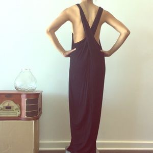 Saucy black maxi